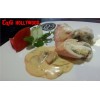 Chicken Pocket with Mashroom Sauce